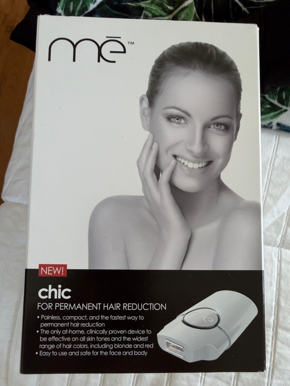 ME Makeover Essentials Chic Permanent Hair Reduction Device - White